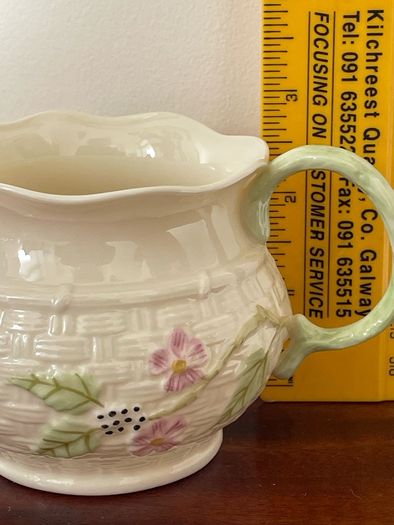 Vintage Belleek milk jug