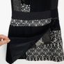 JOE BROWNS Quirky Wool Blend Pinafore Dress Patchwork UK 12 Black Red Retro A Image 4