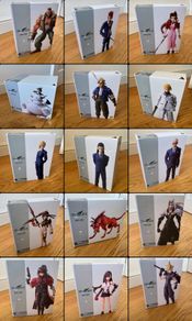 Full Collection of Final Fantasy VII action figures by Square Enix
