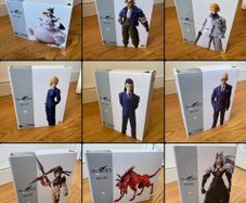 Full Collection of Final Fantasy VII action figures by Square Enix
