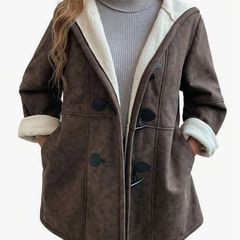 BNWT Lovely Coat with a Hood & Soft Fur on the inside size 20