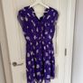 Anna Sui Purple Silk Dress Image 2