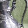 Antique Lidded Jug, Antique Silver Plate, Engraved Foliate and Scroll Designs Jug. Image 4