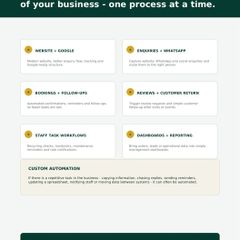 Websites, Automation, AI Calls + Referral