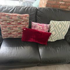 Black couch Reclining