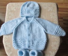 Hand knitted Baby's cardigan,