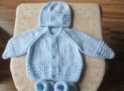 Hand knitted Baby's cardigan,