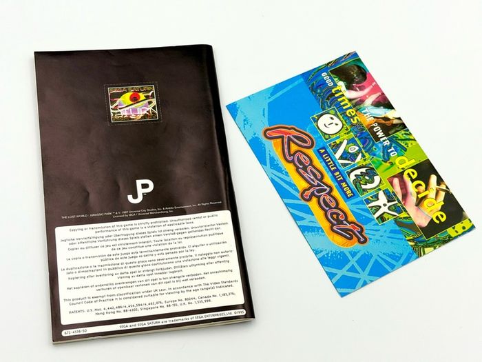 Jurassic Park The Lost World for Sega Saturn - Boxed