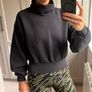 Stunning Lululemon Full Flourish black sweater. Image 2