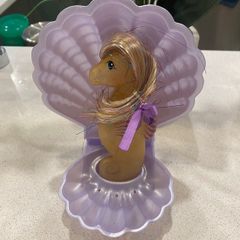 HQG1C Pony Sea Glimmers Glitzy Waves with Shell Sparkle (2019) like MLP G1 My Little Pony