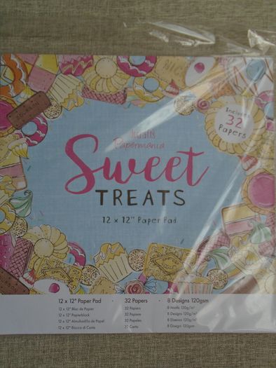 Do crafts Sweet treats paper back 12" x12", Craft supplies,, Scrapbooking.Card making