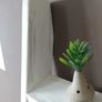 Rustic White Bedroom Shelf - Wooden Bathroom Shelves Image 4