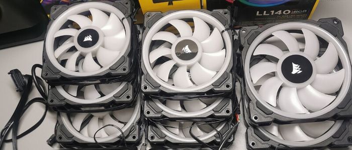 Best Computer Fans 6x Corsair LL 140mm