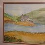 Signed Watercolour of Eilean Donan castle Framed Image 2