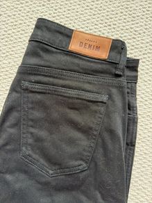 Sezane l'iconique droit jeans size 38 black