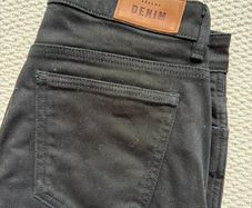 Sezane l'iconique droit jeans size 38 black