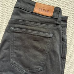 Sezane l'iconique droit jeans size 38 black