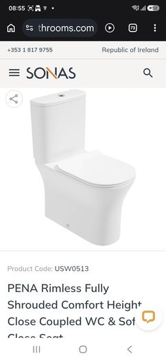 brand new toilet