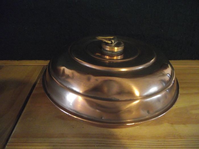 Vintage Copper Bed Warmer