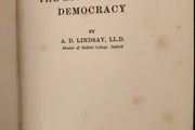 The Essentials Of Democracy. By A.d.lindsay. First Editions 1929 Hardback In Good Condition. 35.