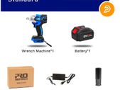 21V Brushless Wrench Socket 4000mAh Li-ion Battery Hand Drill Installation Power Tools