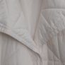 Capsule White Quilted Longline Coat. Image 6