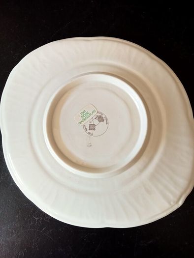 Irish Parian Donegal China Rose Tea Bread Plate