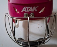 Pink Atak helmet