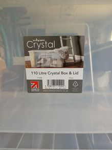 Crystal 110 Litre storage boxes