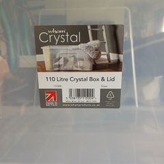 Crystal 110 Litre storage boxes
