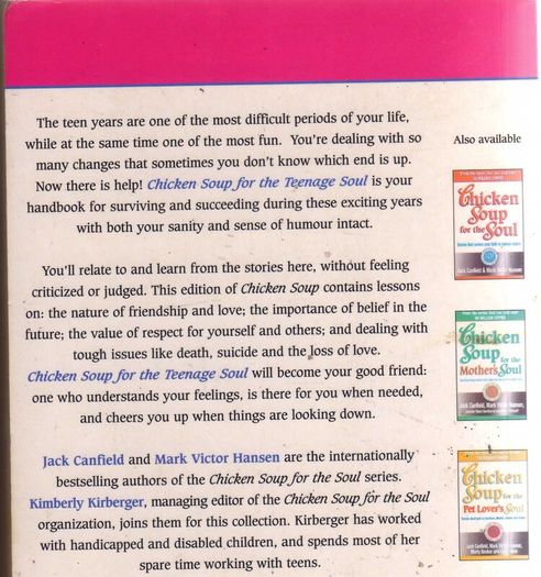 Chicken Soup For The Teenage Soul - Stories Of Life, Love And Learning