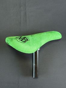 Mafiabikes BMX / Kids Bike Seat with 25.4mm Post Green Excellent Condition