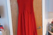 Savida Red Spaghetti  Straps  Dress.  S.14