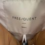 gilet Bnwt long tan gilet sleeveless coat size small freequent brand Image 7