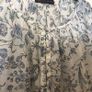 Price includes postage M&S long sleeve blue and white lightweight cotton blouse size 14 Image 5