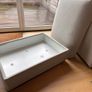 VIMLE Footstool with storage, Gunnared beige Image 2