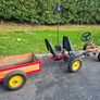 2 Seat Pedal go-kart with tipping trailer. Image 4