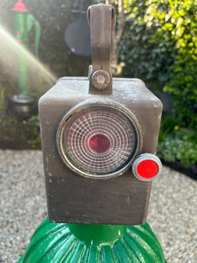 Vintage French SNCF Railway Lamp