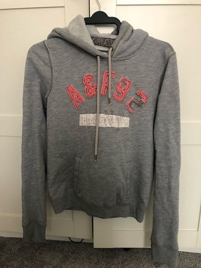Abercrombie and Fitch - grey hoodie jumper