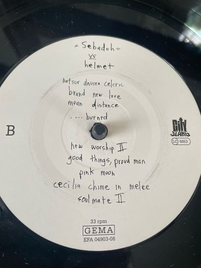 Sebadoh - Sebadoh Vs. Helmet / Rocking The Forest