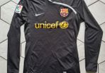 FCB Barcelona unicef Nike Jersey shirt long sleeve black size small medium m