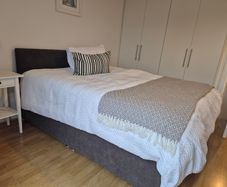 Kimg size Bed, mattress and headboard