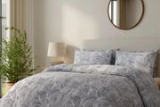 Double Duvet Cover Set with Pillowcases| Blue Abstract Mark