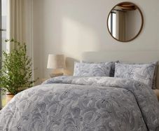 Double Duvet Cover Set with Pillowcases| Blue Abstract Mark