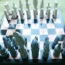 Vintage Marble Chess Board, 14 inch and Handcrafted African Soapstone Chess Set (king 6") Image 6