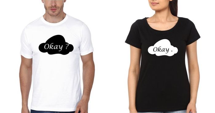 Okay Love Couple T-shirts Great Gift Present For Valentines Day Idea