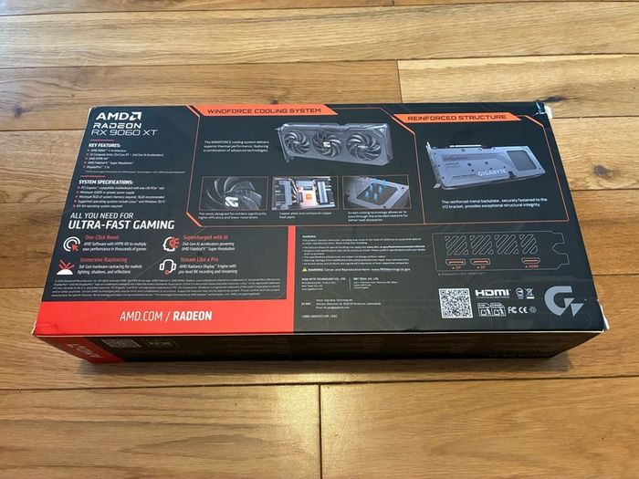Gigabyte AMD Radeon RX 9060 XT 16GB Gaming OC