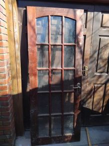 teak door