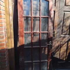 teak door