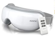 RENPHO - Eye Massager with Remote Control &amp; Heat, Compression, Wireless Music Rechargeable Eye Heat Massager